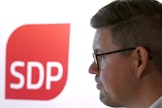 37 prosenttia SDP:n kannattajista ei kyselyssä osannut sanoa, olivatko he samoilla linjoilla SDP:n puheenjohtajan Antti Lindtmanin kanssa. HEIKKI SAUKKOMAA / LEHTIKUVA. 