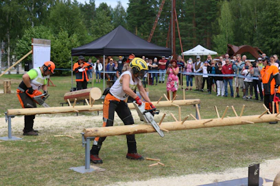 Kilpamoottorisahauksen kilpailuissa perinteisesti viimeisenä lajina suoritetaan paritehtävänä tapahtuva karsinta.