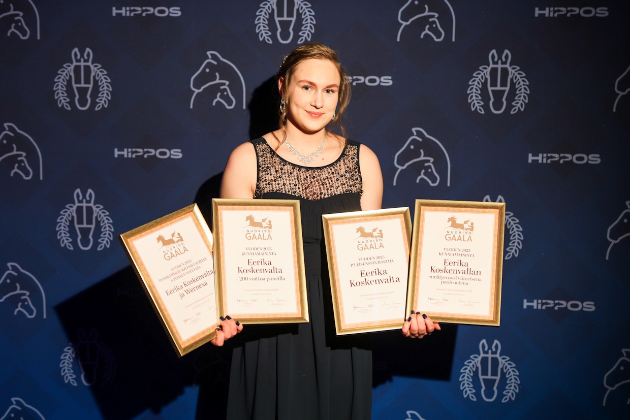 Eerika Koskenvalta huomioitiin monista ansioistaan.