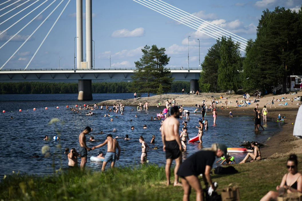 Kuluneen elokuun maailmanlaajuinen keskilämpötila oli 16,6 astetta, mikä on noin 0,5 astetta enemmän kuin ilmastollisen vertailukauden keskimääräinen elokuun lämpötila. LEHTIKUVA / JOUNI PORSANGER.