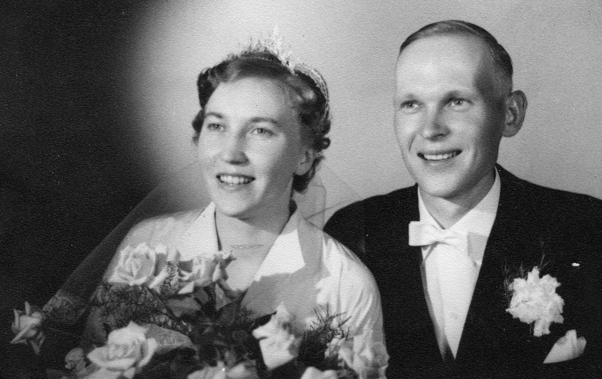 Vanhempani Marja Suni ja Risto Ikonen vihittiin 4.6.1955.