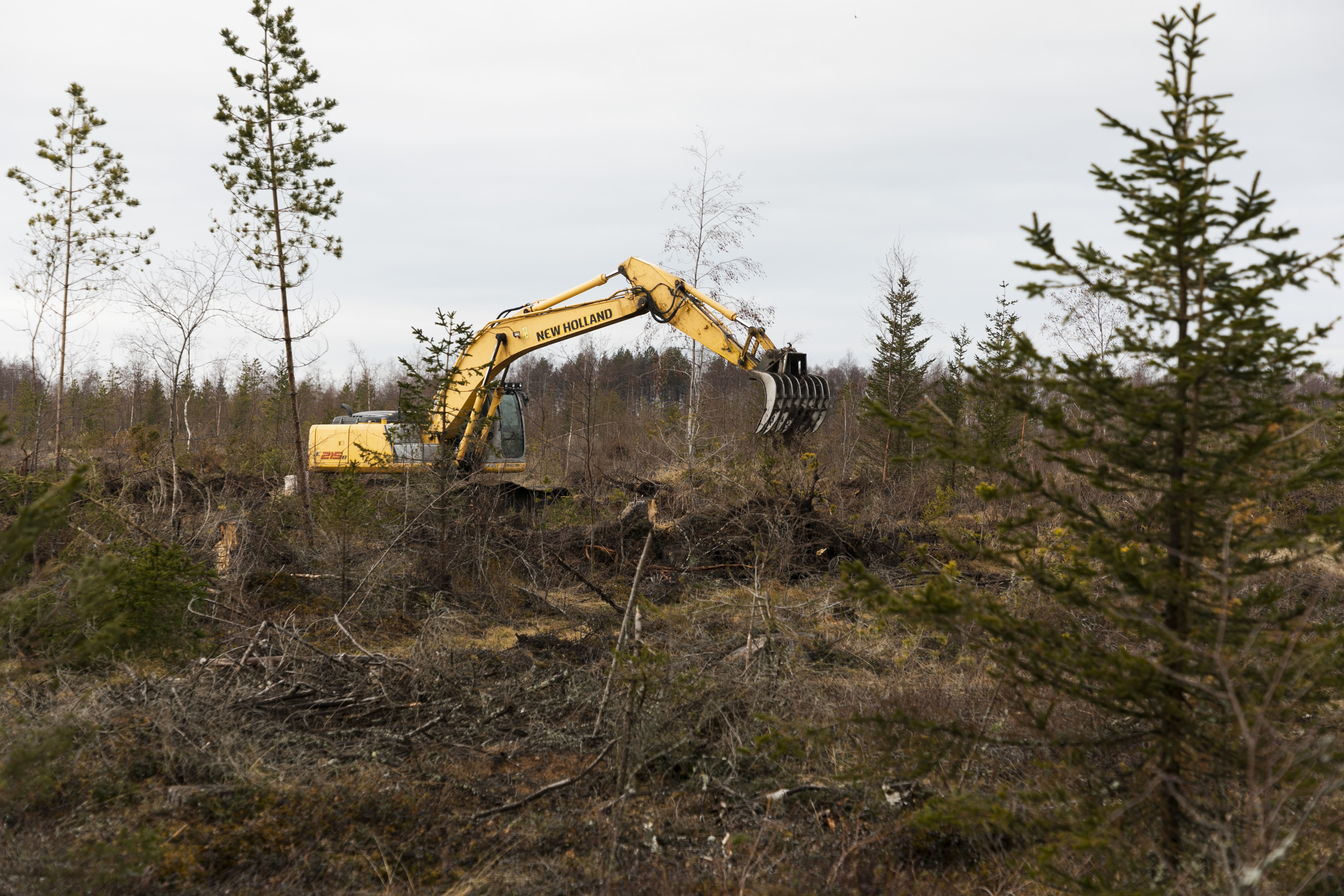 Pellonraivuu käynnissä. Kuvituskuva, kuvan raivio ei liity kirjoitukseen.