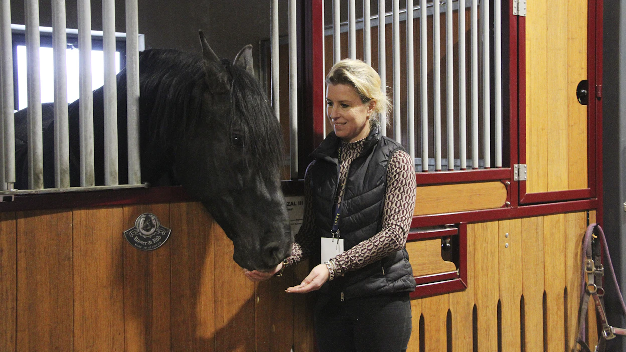 Heidi Taipalella on kuusi omaa hevosta. Suurin osa on puoliveriratsuja, mutta hänen sydämessään on tilaa myös suomenhevosille sekä ylväille espanjalaisille PRE-hevosille.