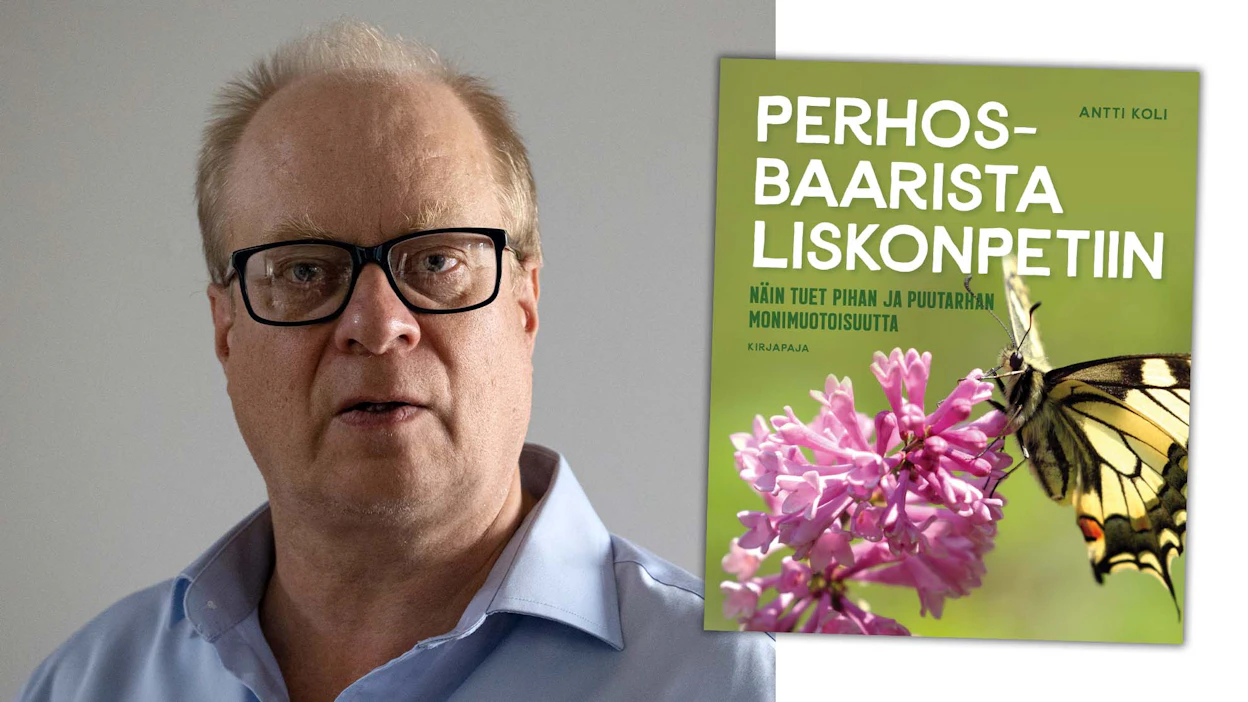 Antti Koli: Perhosbaarista Liskonpetiin – Näin tuet pihan ja puutarhan monimuotoisuutta. 168 sivua. Kirjapaja 2022.