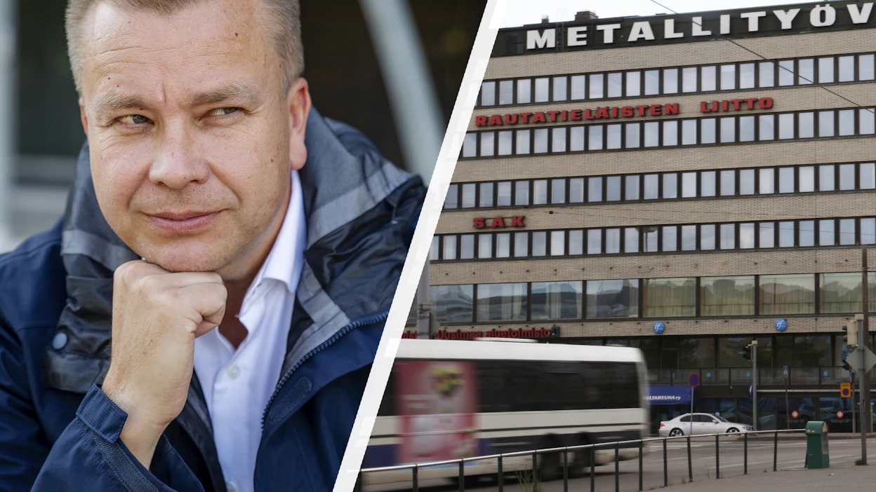 Antti Kaikkosen (kesk.) mukaan työmarkkinajärjestöiltä voisi kerätä valtiolle sadan miljoonan veropotin.