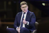 Antti Lindtman on SDP:n puheenjohtaja. LEHTIKUVA / Roni Rekomaa.