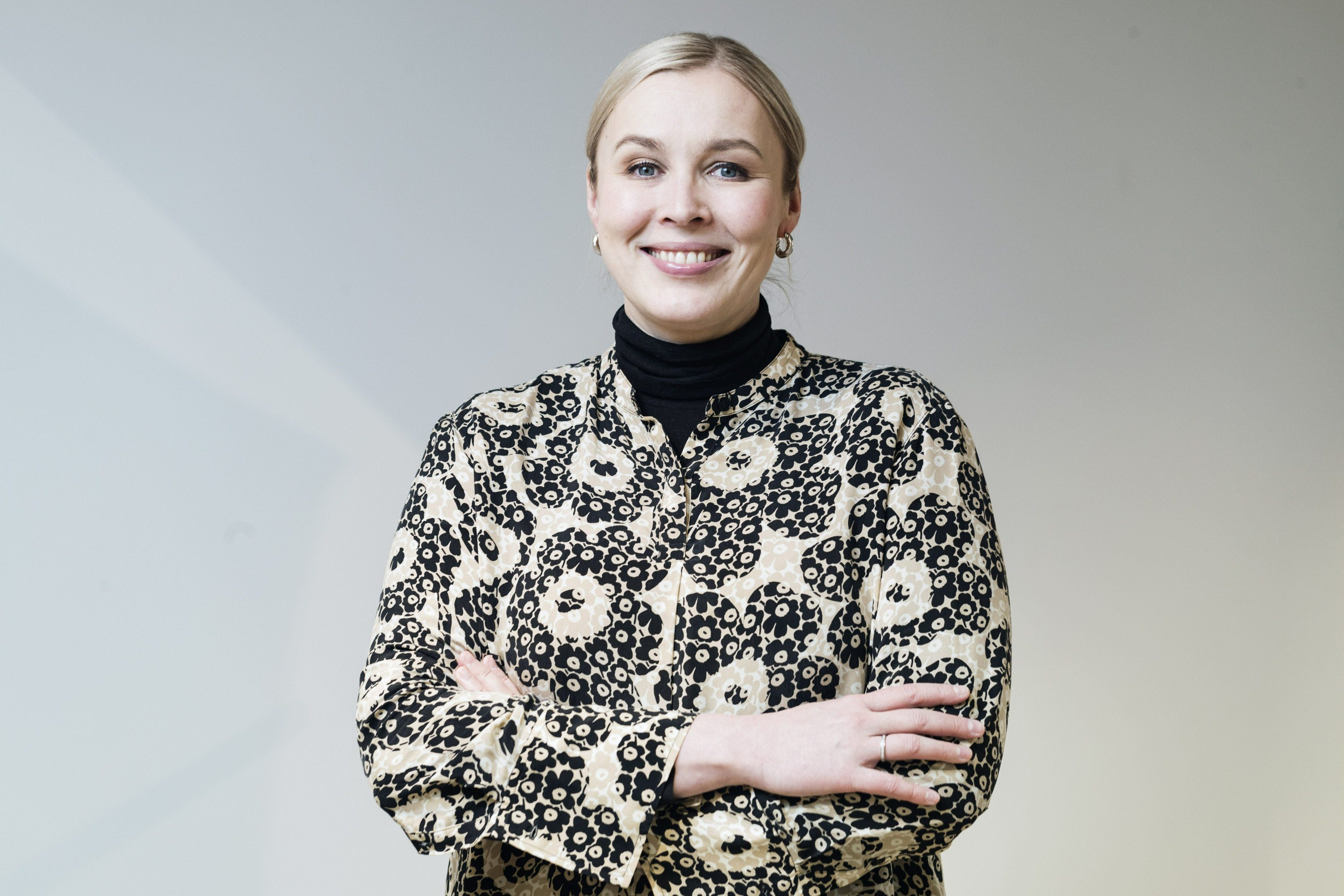 Suomalaisten pörssiyhtiöiden toimitusjohtajista naisia on vain kolme. Yksi heistä on vaate- ja designyhtiö Marimekon Tiina Alahuhta-Kasko. LEHTIKUVA / Roni Rekomaa. 