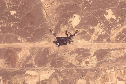 Satelliittikuva näyttää tulipalon aiheuttamat vauriot infrastruktuurikohteessa Saudi-Arabian Medinan ja Riadin alueiden välillä kulkevan öljyputken alueella. AFP/Planet Labs PBC/LEHTIKUVA. 