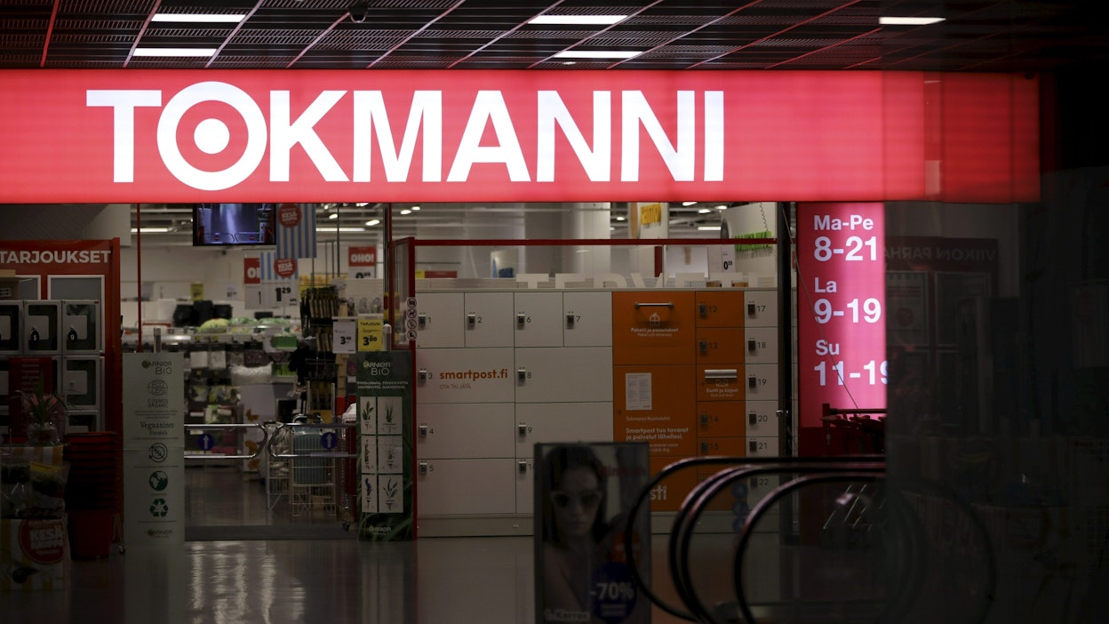 Tokmanni-ketjun myymälä Ruoholahdessa Helsingissä. Arkistokuva.