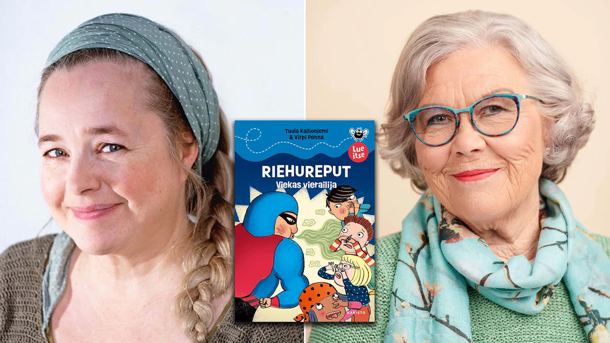 Tuula Kallioniemi & Virpi Penna: Riehureput: Viekas vierailija. 41 sivua. Karisto.