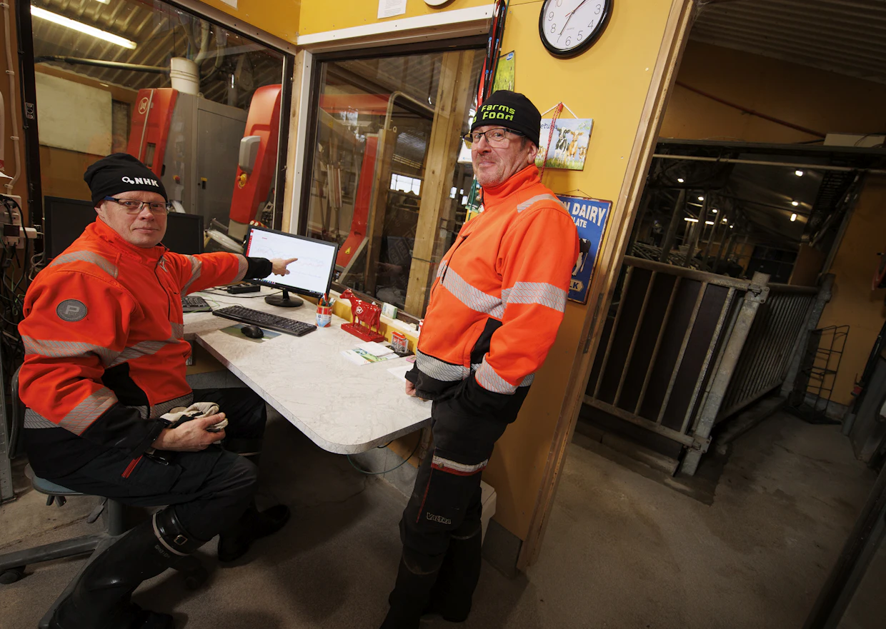 Nykyaikainen lypsyrobotti kerää runsaasti hyödyllistä tietoa eläinten käyttäytymisestä ja terveydestä sekä maidon määrästä ja laadusta.