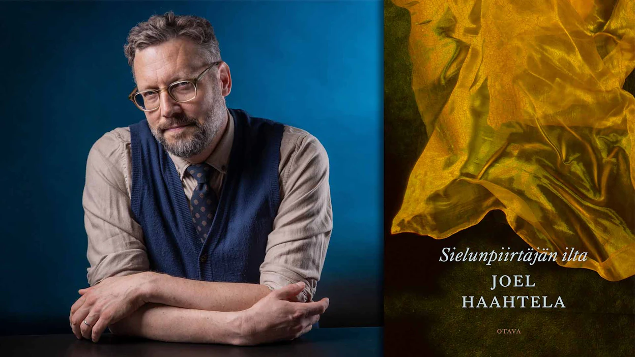 Sielunpiirtäjän ilta tarkastelee taiteen kykyä pelastaa ihminen kipeiltä muistoilta. Romaani on Joel Haahtelan 16. teos.