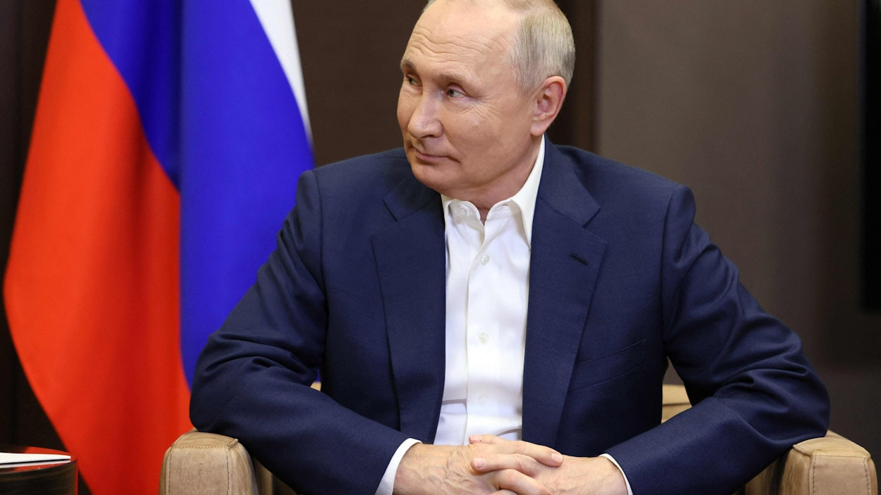 Presidentti Vladimir Putin on perustellut hyökkäystä Ukrainaan muun muassa väitteillä, että Itä-Ukrainan Venäjä-mielisiä asukkaita olisi vainottu. LEHTIKUVA/AFP. 