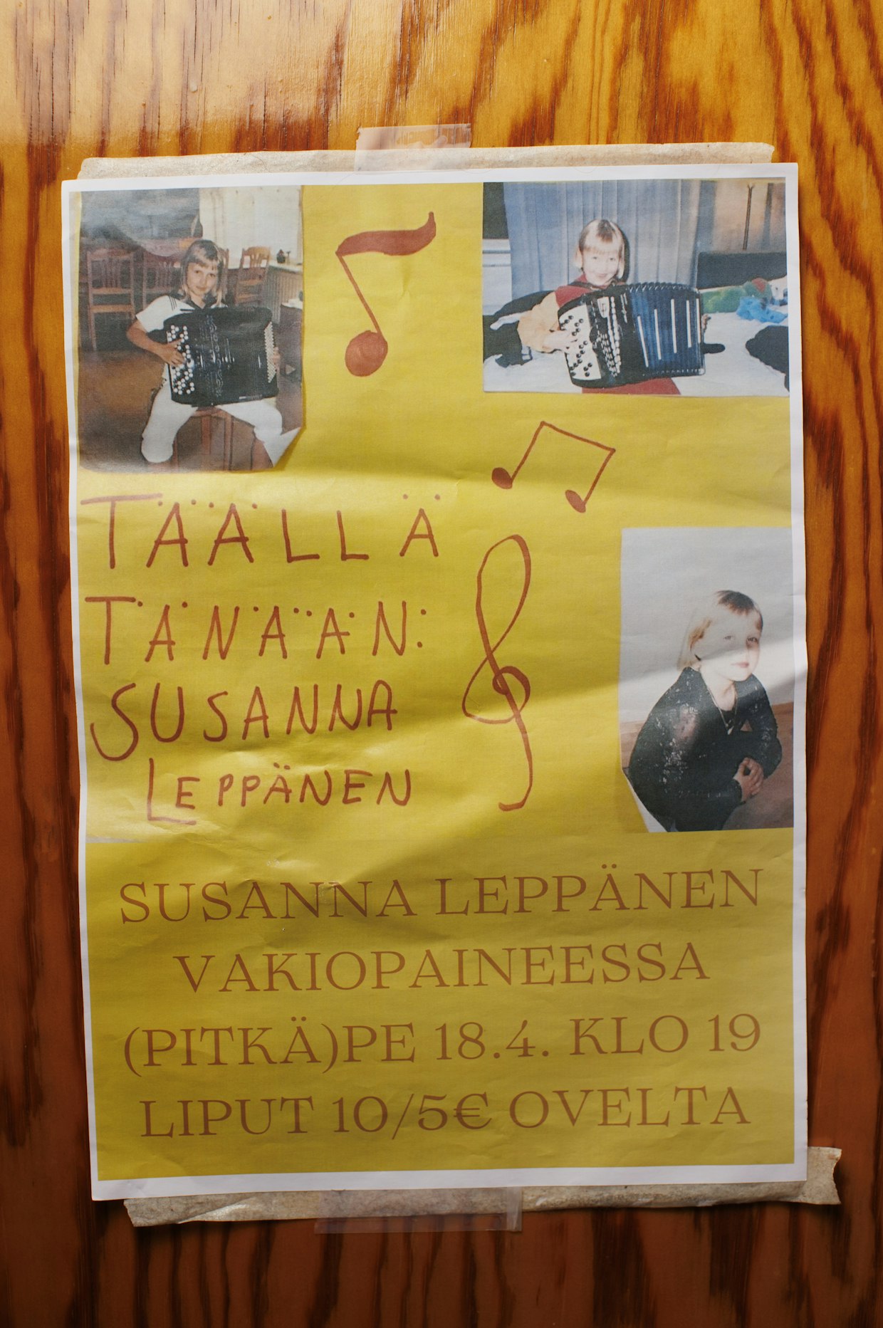 Susanna Leppänen on esiintynyt pienestä asti.