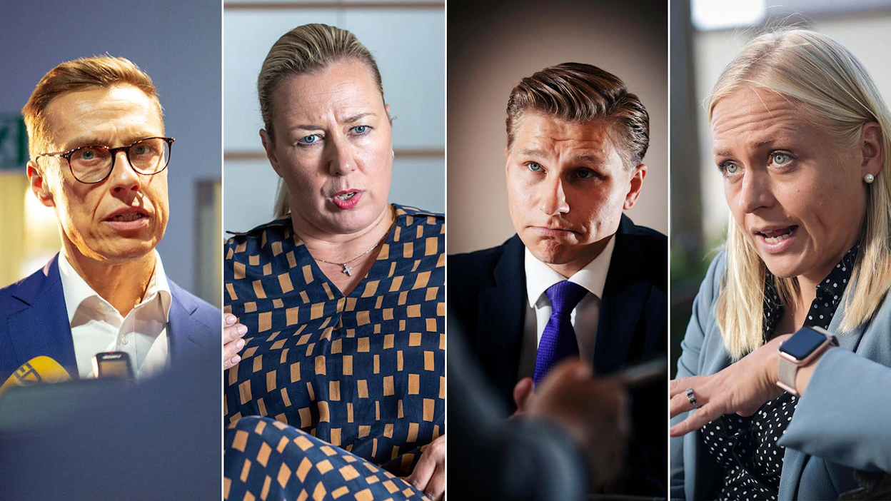 Alexander Stubb, Jutta Urpilainen, Antti Häkkänen ja Elina Valtonen ovat mahdollisia nimiä suurten puolueiden presidenttiehdokkaiksi.