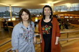 Sofia Chanfreau sai hyvän tarinan mallin isoisältään. Kirjan on kuvittanut kirjailijan sisko Amanda Chanfreau. LEHTIKUVA / Markku Ulander. 