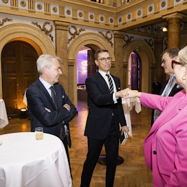 Pekka Haavisto ja Alexander Stubb kohtasivat MT:n presidenttitentissä. Paneelin vetivät Laura Ruohola ja Jouni Kemppainen.