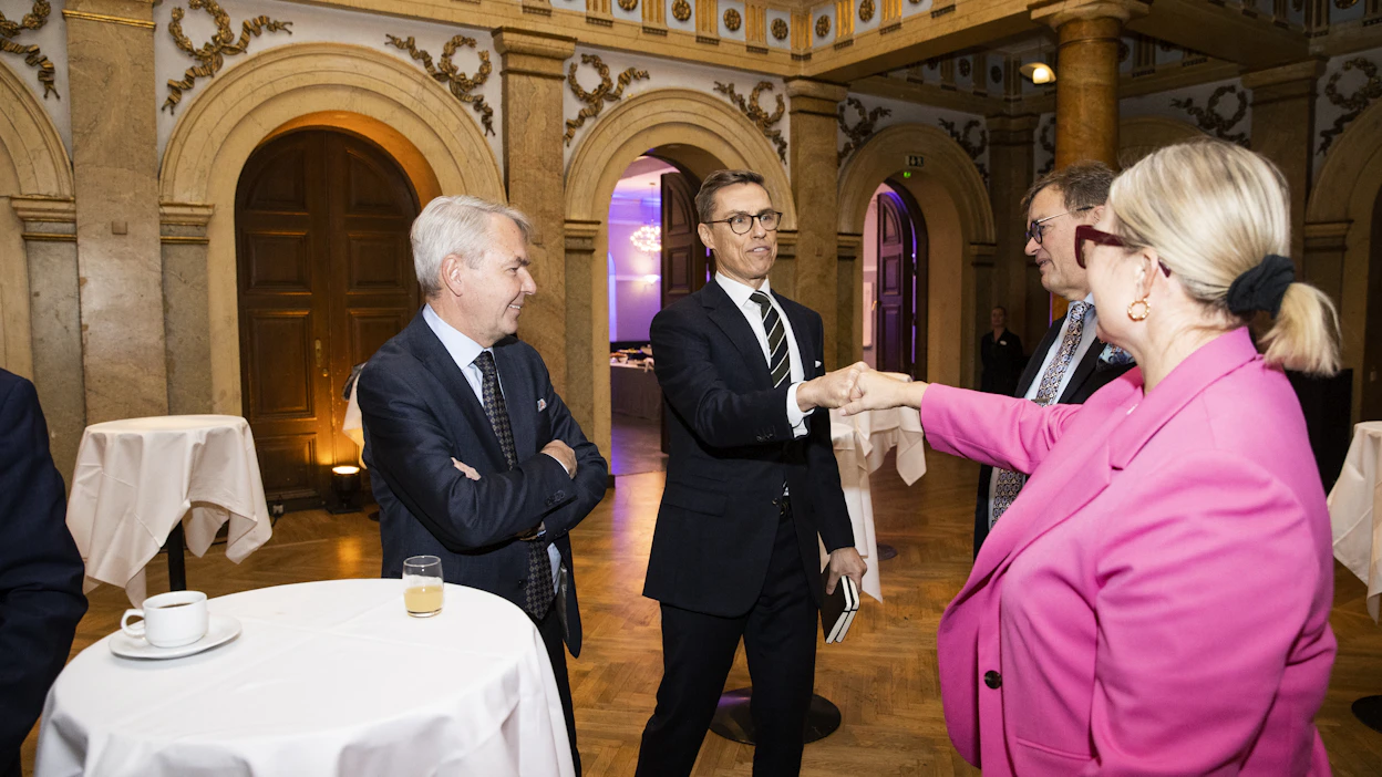 Pekka Haavisto ja Alexander Stubb kohtasivat MT:n presidenttitentissä. Paneelin vetivät Laura Ruohola ja Jouni Kemppainen.