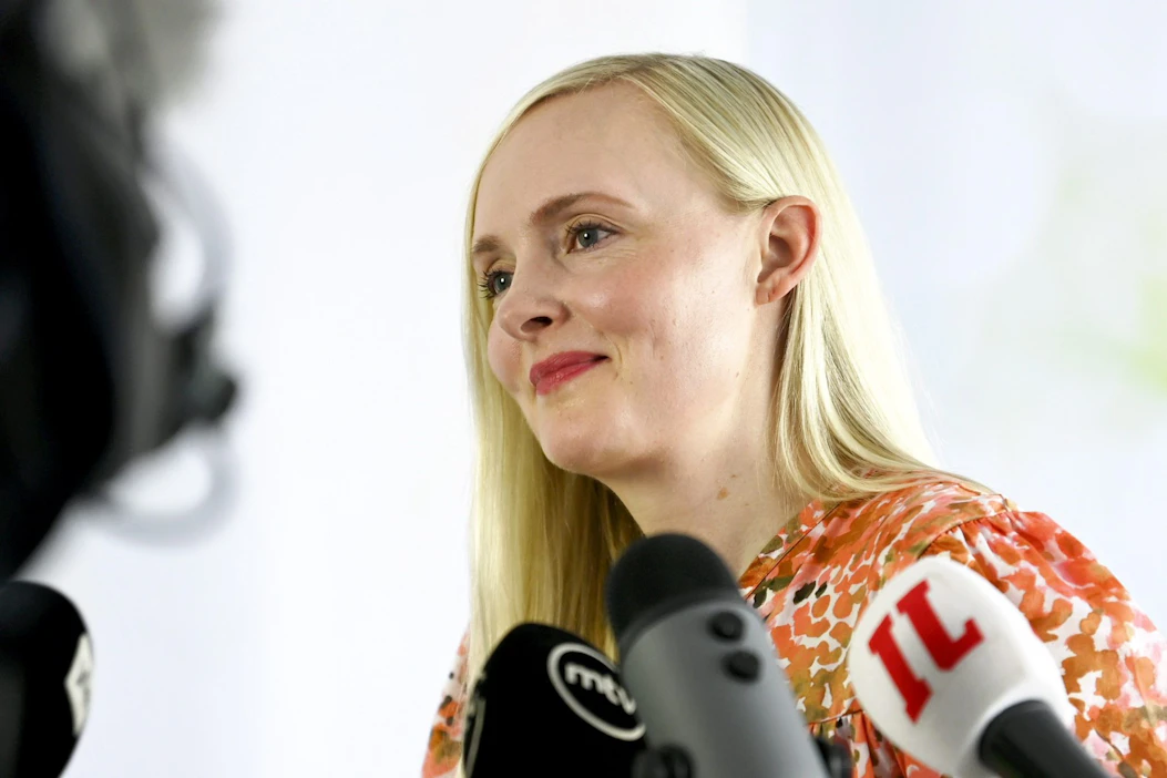Vihreiden Maria Ohisalo siirtyy ympäristö- ja ilmastoministeriksi. LEHTIKUVA / Emmi Korhonen.
