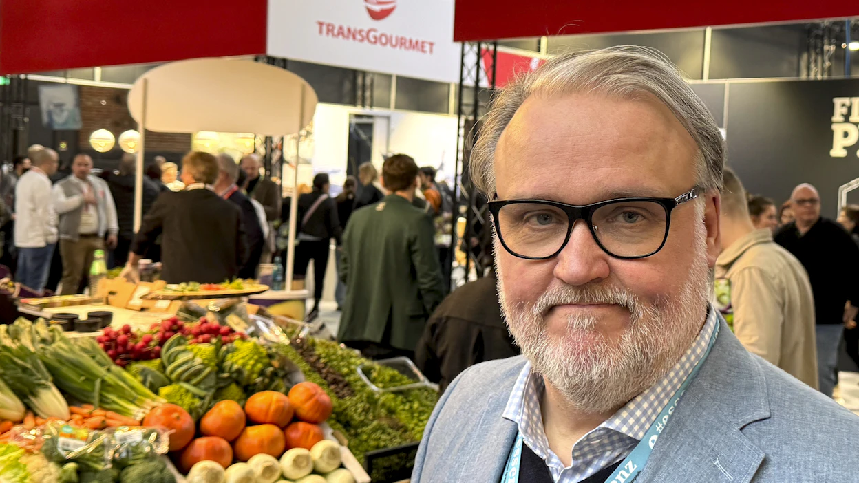 Horst Neumann osallistui Berliinissä Transgourmet -ruokamessuille huhtikuussa.