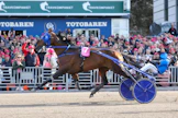 Anthony Barrier ei peitellyt tunteitaan Elitloppetin maalilinjalla sunnuntaina.