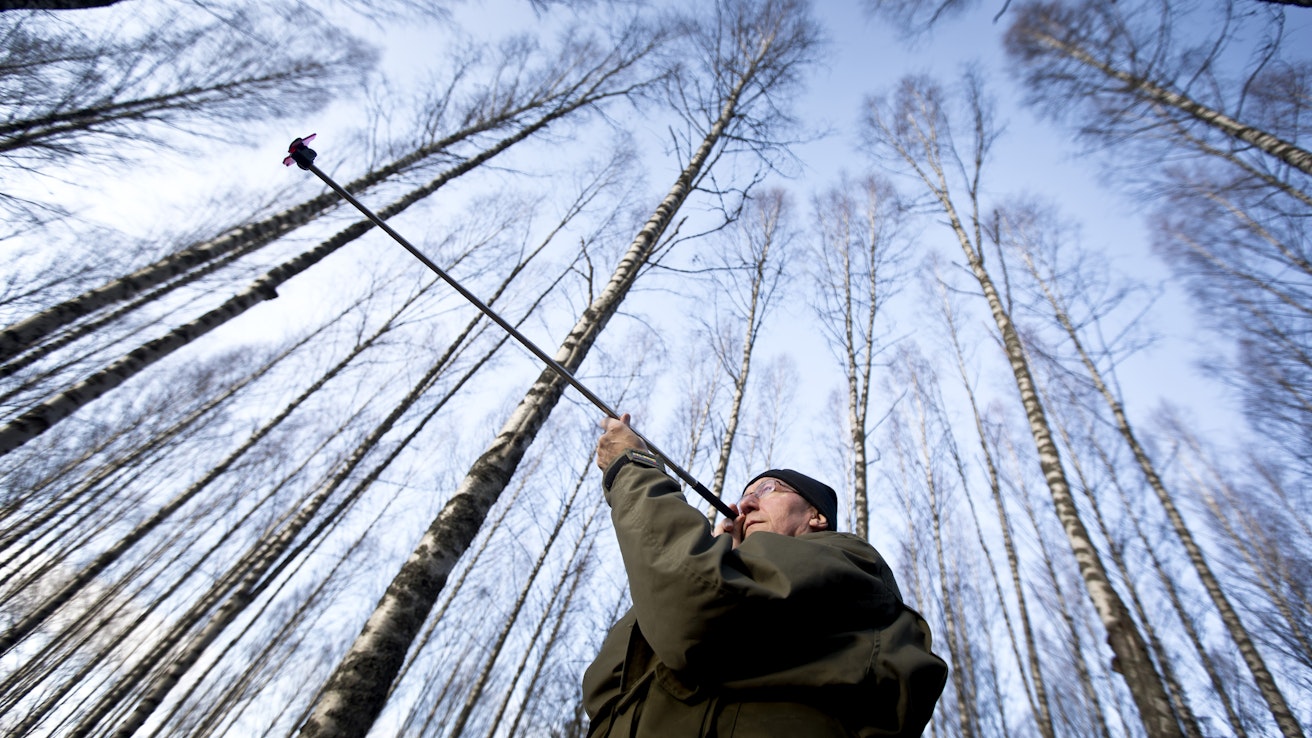 Metsänhoitaja Hannu Liljeroos on tilastoinut suomalaisia metsätilakauppoja jo yhdeksän vuoden ajan.