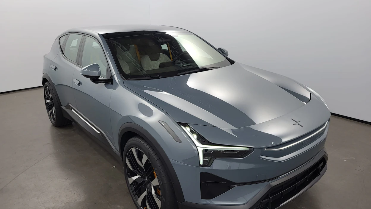Polestar 3 -sähköauto kuvattuna 13. lokakuuta Tanskan pääkaupungissa Kööpenhaminassa.