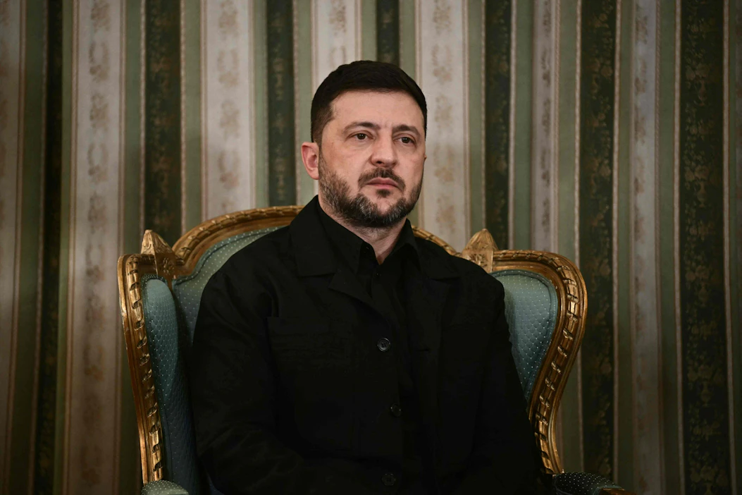 Ukrainan presidentti Volodymyr Zelenskyi vierailee huomenna Turkissa. LEHTIKUVA/AFP.