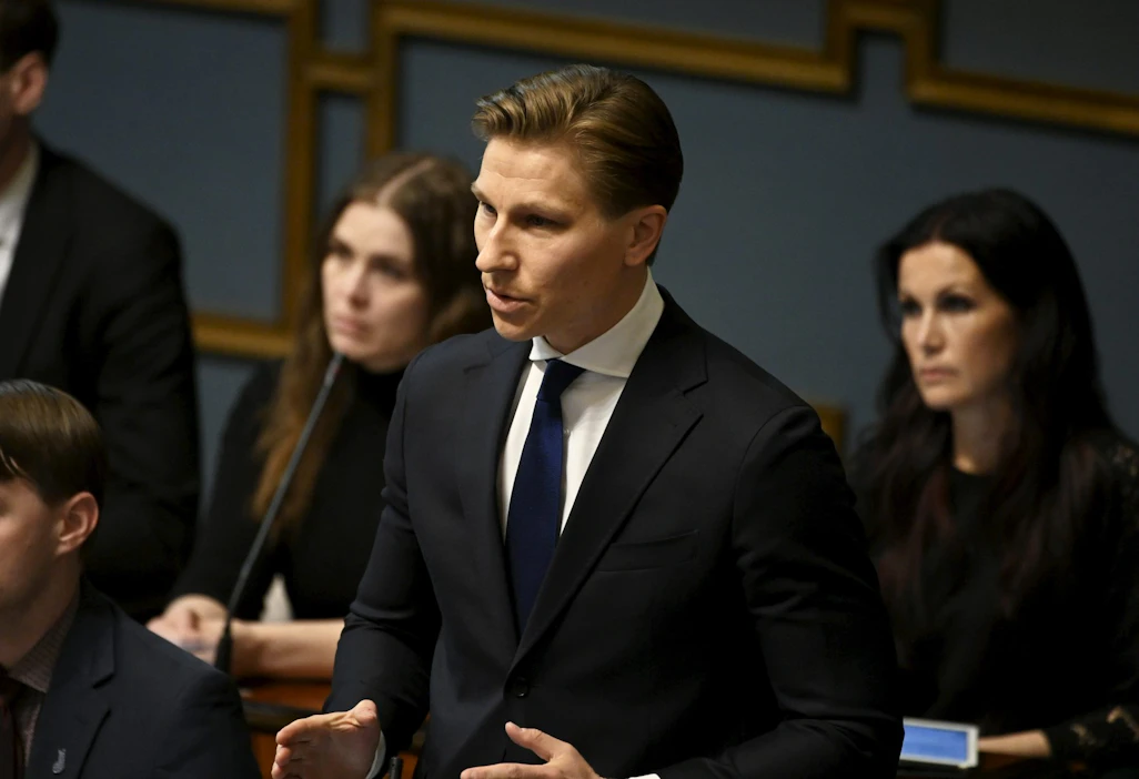 Kokoomuksen eduskuntaryhmä esittää puolustusvaliokunnan puheenjohtajaksi Antti Häkkästä. LEHTIKUVA / Vesa Moilanen.