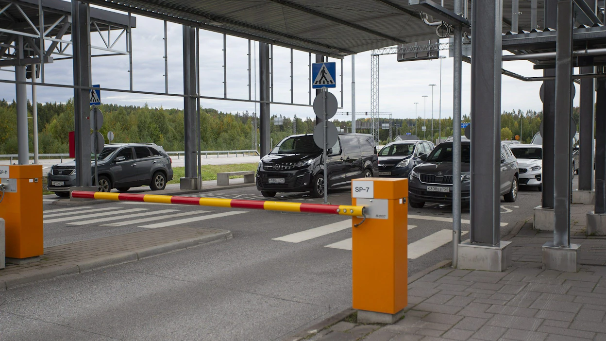 Lappeenrannan Nuijamaa on yksi Venäjän-vastaisen rajan raja-asemista. Kuva maanantailta.
