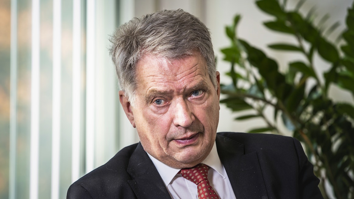 Tasavallan presidentti Sauli Niinistö.