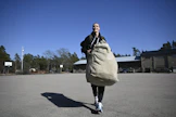 Lauri Markkanen aloitti Helsingin Santahaminassa varusmiespalveluksen viime viikolla. LEHTIKUVA / Antti Aimo-Koivisto. 