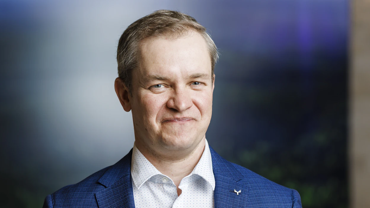 Vastavalittu puheenjohtaja Henrik Söderström kuvailee suomalaista puutuoteteollisuutta vahvaksi ja kehittyväksi toimialaksi.
