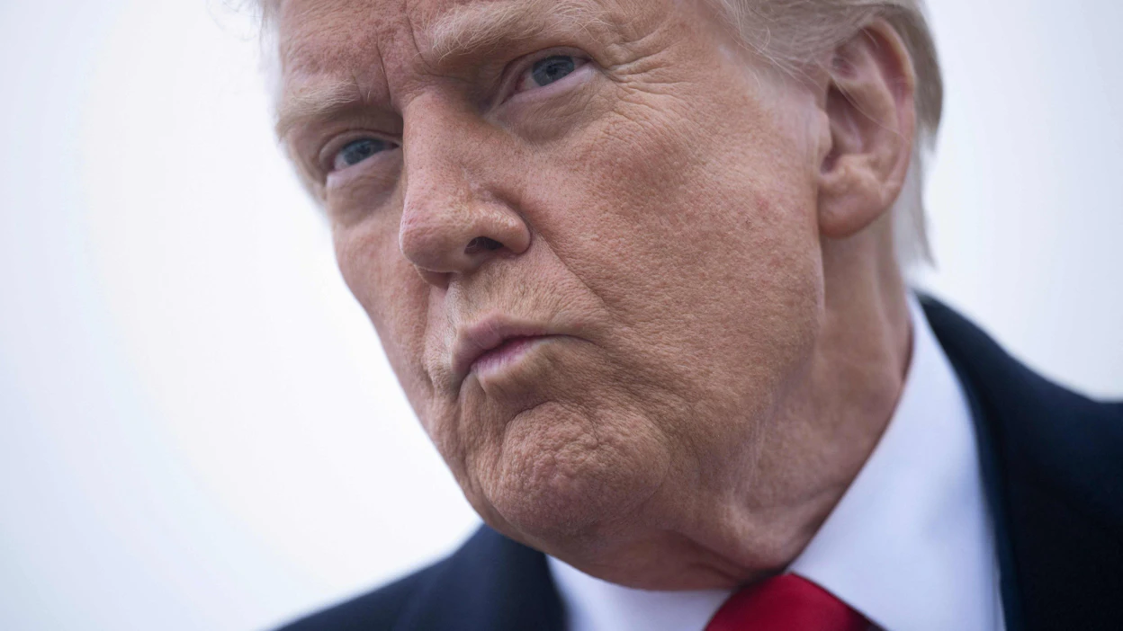 Yhdysvaltain presidentti Donald Trump sanoi keskustelleensa jo "tietyn omaisuuden" jakamisesta Venäjän ja Ukrainan kesken. Arkistokuva. LEHTIKUVA/AFP.