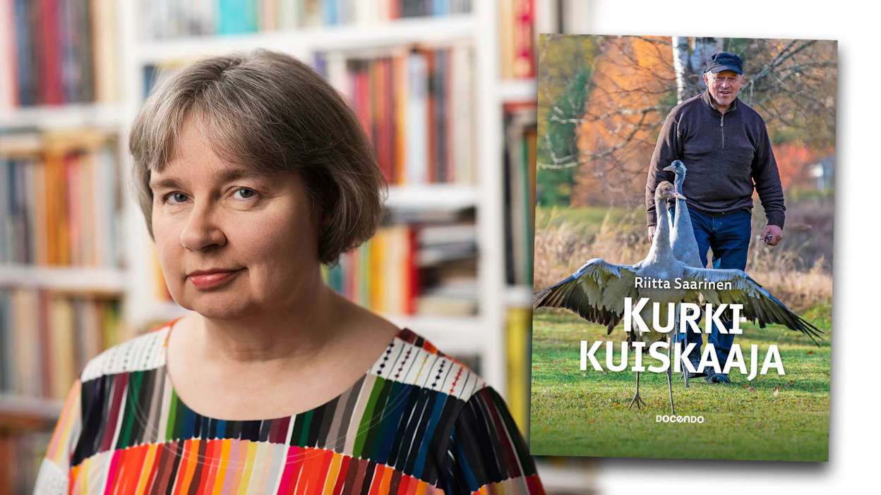 Toimittaja Riitta Saarinen tutustui kurkikuiskaajan kirjoittamiensa lehtijuttujen kautta.