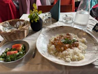 Ravintola Tilan listalla on runsaasti gluteenittomia vaihtoehtoja. Annoksen juusto on tilan omaa leipäjuustoa.