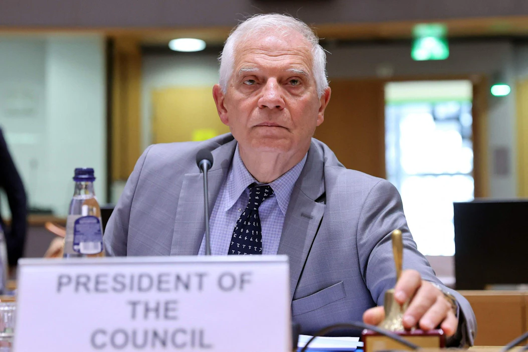 EU:n ulkosuhteista vastaava Josep Borrell on vakuuttanut, että Venäjän vastaiset pakotteet toimivat, eikä niistä olla luopumassa. LEHTIKUVA/AFP.
