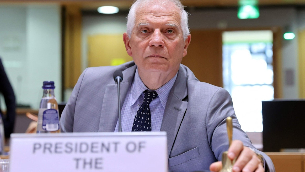 EU:n ulkosuhteista vastaava Josep Borrell on vakuuttanut, että Venäjän vastaiset pakotteet toimivat, eikä niistä olla luopumassa. LEHTIKUVA/AFP.