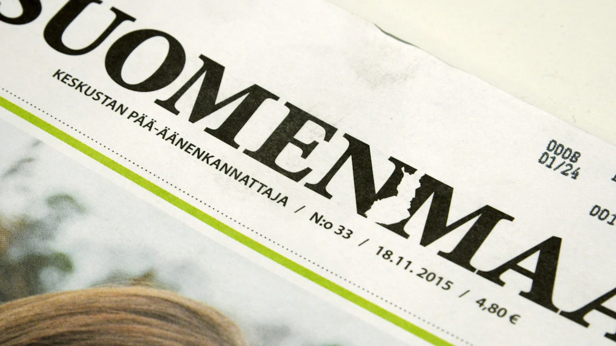 Keskustan pää-äänenkannattaja Suomenmaa lakkauttaa printtilehden ja jatkaa verkkomediana. LEHTIKUVA / Markku Ulander.