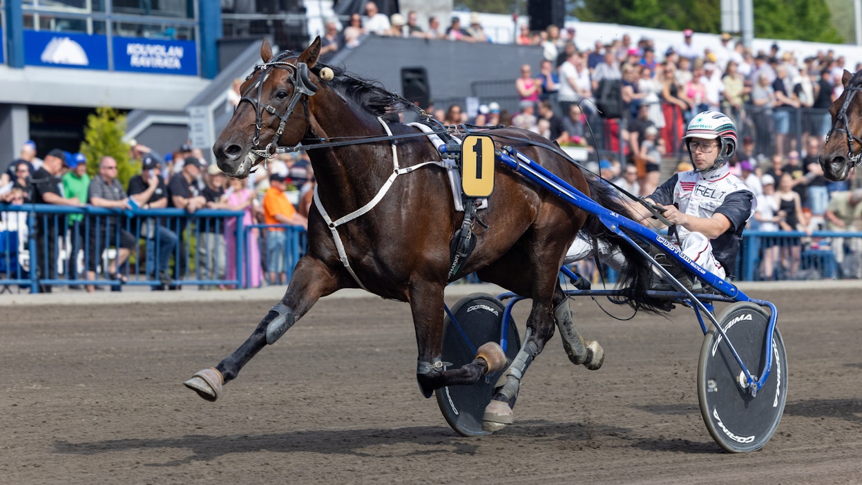 Jonas Halbakia ohjastaa Kuopiossa Iikka Nurmonen.