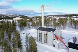 Inergian lämpölaitos Saariselällä. 