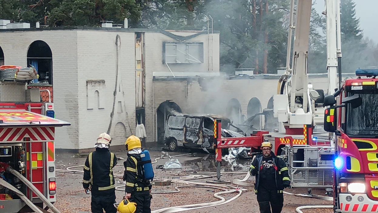 Tällä hetkellä tapahtunutta tutkitaan onnettomuutena eikä viitteitä tahallisesta rikollisesta toiminnasta ole. LEHTIKUVA / Auvo Puurtinen.