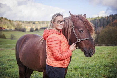 Ori Corleone on 23-vuotiaana terve ja hyvässä kunnossa. Omistaja Petra Rantalalla on syytä hymyyn. 