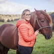 Ori Corleone on 23-vuotiaana terve ja hyvässä kunnossa. Omistaja Petra Rantalalla on syytä hymyyn.