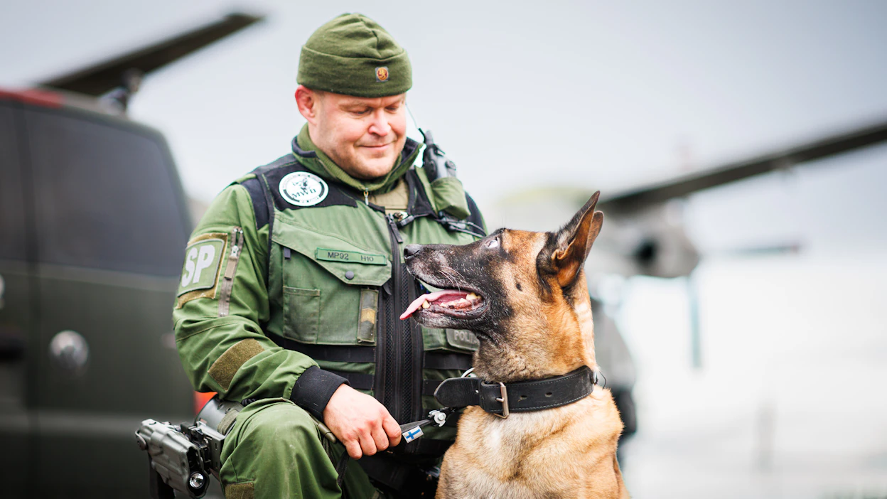 Ragnar tuli ohjaajalleen Heikki Tyrväiselle kahdeksan viikon ikäisenä.