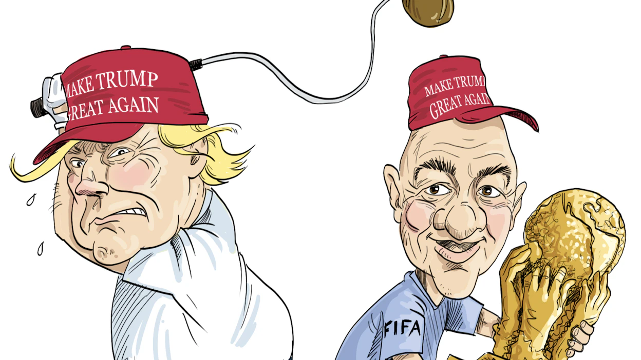 Fifan puheenjohtaja Gianni Infantino uskoo, että Trump-mielistelyllä kuorrutettu Pohjois-Amerikan MM-turnaus siivittää jalkapallon kovaan kasvuun USA:ssa.