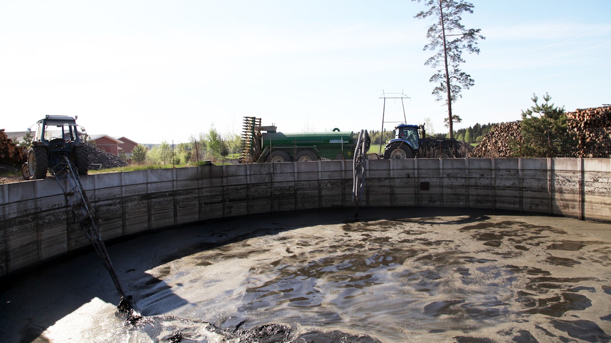 Lietelannasta erittyvät kaasut ovat vaarallisia.