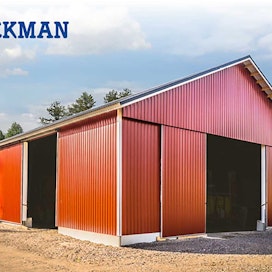 Weckman-teräshallien tuotannon uudistukset pienentävät hallien hiilijalanjälkeä aina valmistuksesta käyttöönottoon.