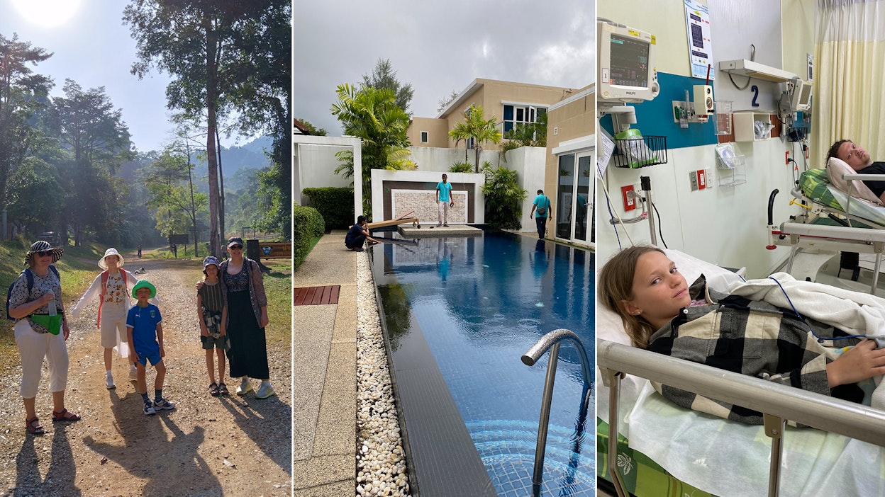 Kuvassa näkyvä uima-allas vei Valma ja Ville Yli-Hemmingin sairaalahoitoon Phuketissa.