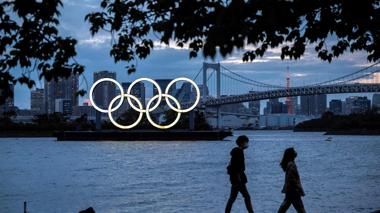Tokion viime vuoden kesäolympialaisten ja paralympialaisten perintöä tahraa nyt Japanissa lahjusskandaali. LEHTIKUVA/AFP.